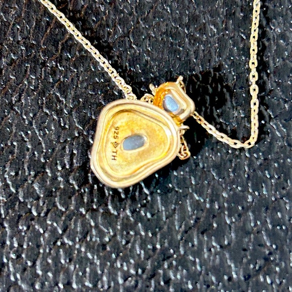 Elegant Gold Pendant Necklace new - Picture 4 of 7